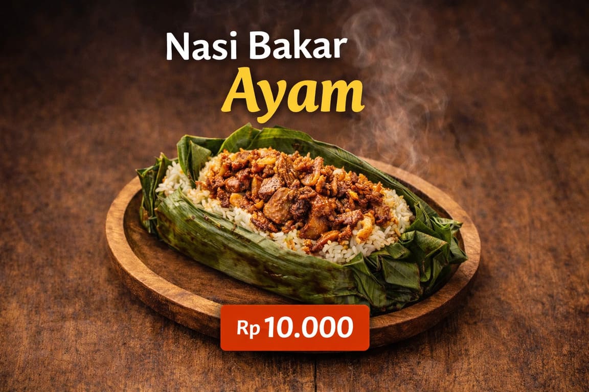 Nasi Bakar Ayam